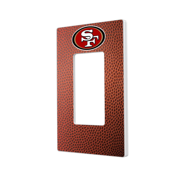 San Francisco 49ers Football Hidden-Screw Light Switch Plate-1