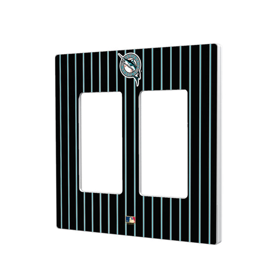 Miami Marlins 1993-2011 - Cooperstown Collection Pinstripe Hidden-Screw Light Switch Plate - 757 Sports Collectibles