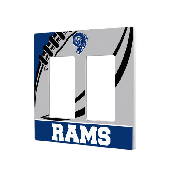 Los Angeles Rams Passtime Hidden-Screw Light Switch Plate - 757 Sports Collectibles