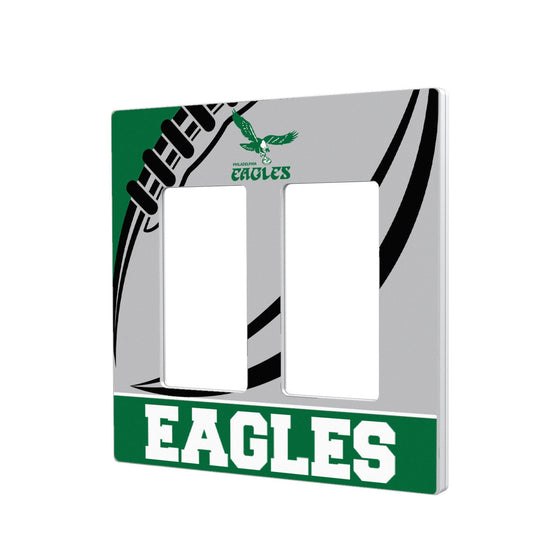 Philadelphia Eagles 1973-1995 Historic Collection Passtime Hidden-Screw Light Switch Plate - 757 Sports Collectibles