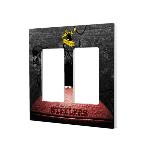 Pittsburgh Steelers 1961 Historic Collection Legendary Hidden-Screw Light Switch Plate - 757 Sports Collectibles