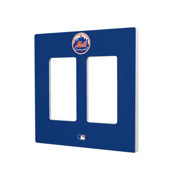New York Mets Solid Hidden-Screw Light Switch Plate - 757 Sports Collectibles