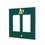 Oakland Athletics Solid Hidden-Screw Light Switch Plate - 757 Sports Collectibles
