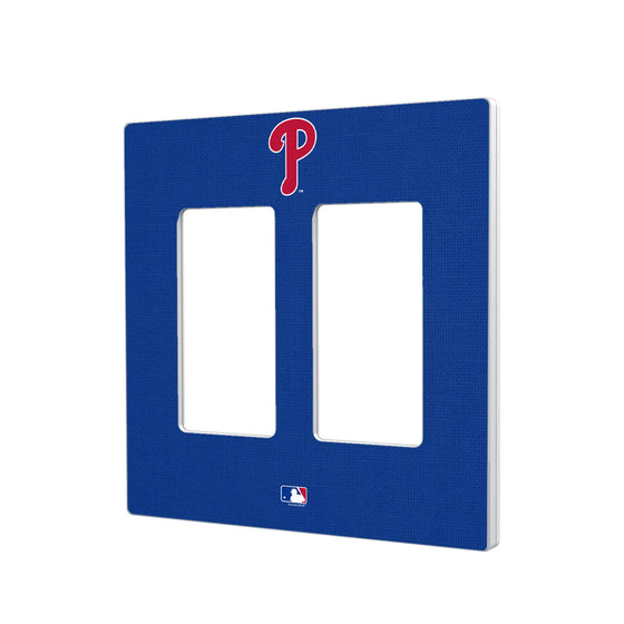 Philadelphia Phillies Solid Hidden-Screw Light Switch Plate - 757 Sports Collectibles