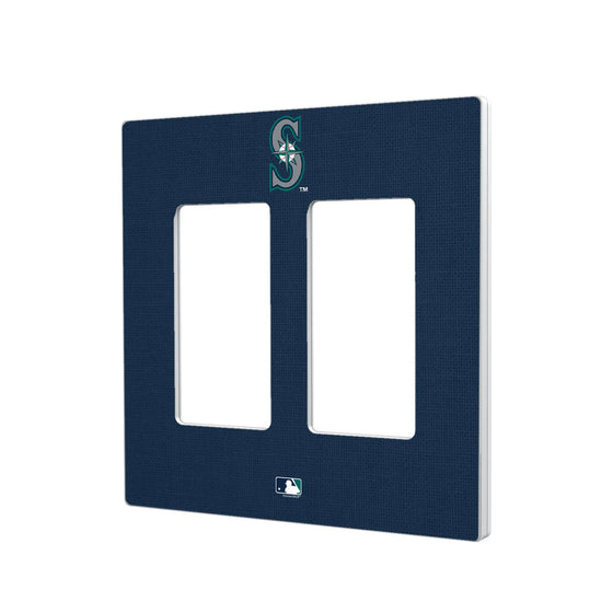 Seattle Mariners Solid Hidden-Screw Light Switch Plate - 757 Sports Collectibles
