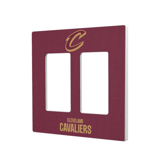 Cleveland Cavaliers Solid Hidden-Screw Light Switch Plate-3