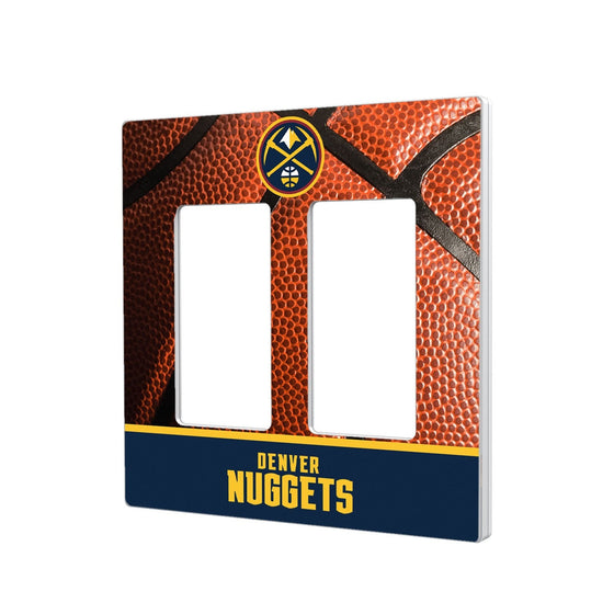 Denver Nuggets Basketball Hidden-Screw Light Switch Plate-3