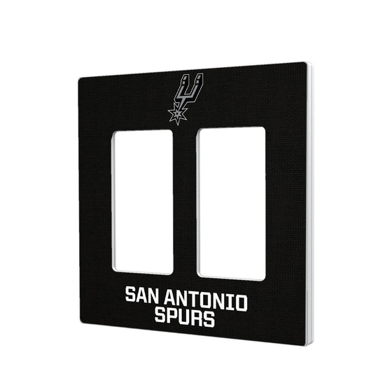 San Antonio Spurs Solid Hidden-Screw Light Switch Plate-3