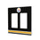 Pittsburgh Steelers Stripe Hidden-Screw Light Switch Plate - 757 Sports Collectibles