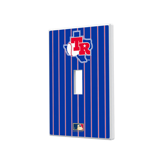 Texas Rangers 1981-1983 - Cooperstown Collection Pinstripe Hidden-Screw Light Switch Plate - 757 Sports Collectibles