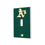 Oakland Athletics Solid Hidden-Screw Light Switch Plate - 757 Sports Collectibles