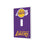 Los Angeles Lakers Solid Hidden-Screw Light Switch Plate-0
