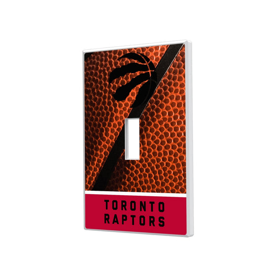 Toronto Raptors Basketball Hidden-Screw Light Switch Plate-0