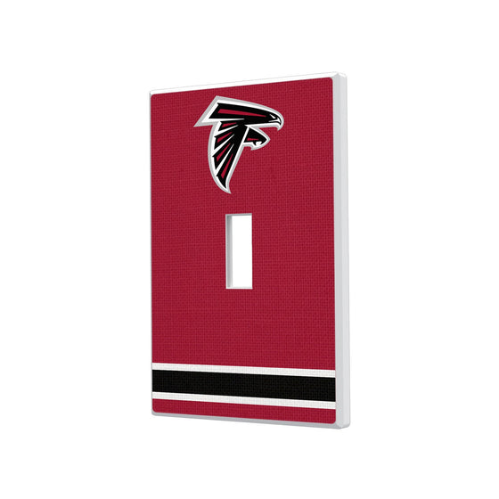 Atlanta Falcons Stripe Hidden-Screw Light Switch Plate - 757 Sports Collectibles