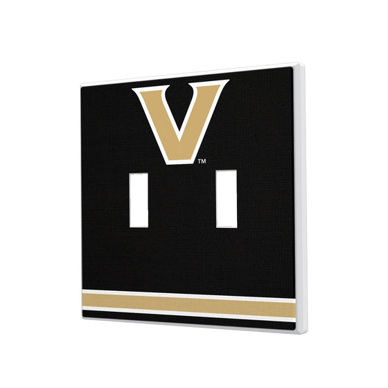Vanderbilt Commodores Stripe Hidden-Screw Light Switch Plate-2