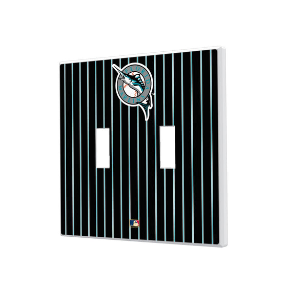 Miami Marlins 1993-2011 - Cooperstown Collection Pinstripe Hidden-Screw Light Switch Plate - 757 Sports Collectibles