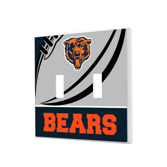Chicago Bears 1946 Historic Collection Passtime Hidden-Screw Light Switch Plate - 757 Sports Collectibles