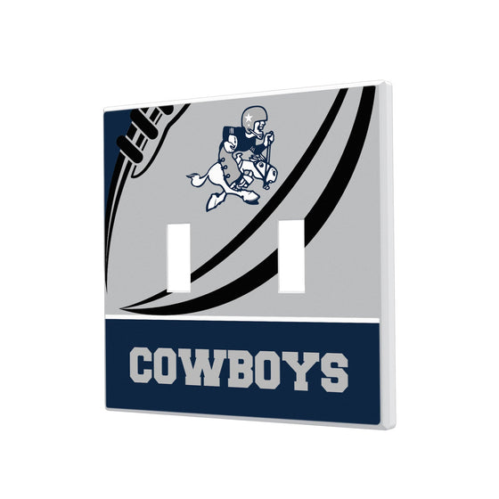 Dallas Cowboys 1966-1969 Historic Collection Passtime Hidden-Screw Light Switch Plate - 757 Sports Collectibles