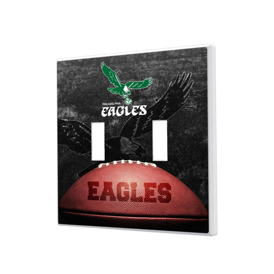 Philadelphia Eagles 1973-1995 Historic Collection Legendary Hidden-Screw Light Switch Plate - 757 Sports Collectibles