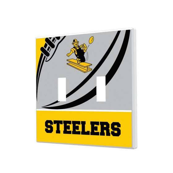 Pittsburgh Steelers 1961 Historic Collection Passtime Hidden-Screw Light Switch Plate - 757 Sports Collectibles