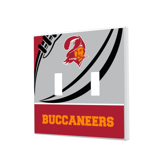 Tampa Bay Buccaneers Passtime Hidden-Screw Light Switch Plate - 757 Sports Collectibles