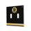 Boston Bruins Stripe Hidden-Screw Light Switch Plate-2