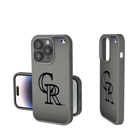 Colorado Rockies Linen Soft Touch Phone Case-0