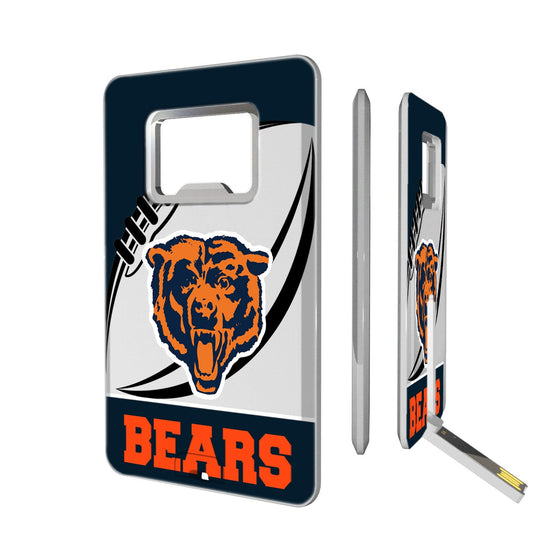 Chicago Bears 1946 Historic Collection Passtime Credit Card USB Drive with Bottle Opener 32GB - 757 Sports Collectibles