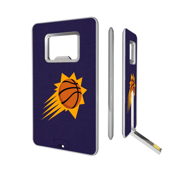 Phoenix Suns Solid Credit Card USB Drive with Bottle Opener 32GB-0
