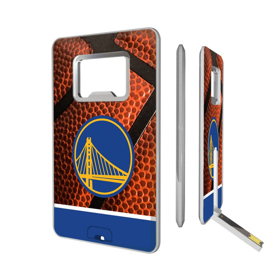 Golden State Warriors Basketball Credit Card USB Drive with Bottle Opener 32GB-0