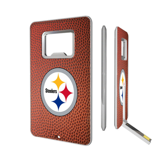 Pittsburgh Steelers Football Credit Card USB Drive with Bottle Opener 16GB - 757 Sports Collectibles