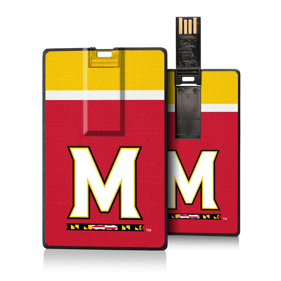 Maryland Terrapins Stripe Credit Card USB Drive 32GB-0
