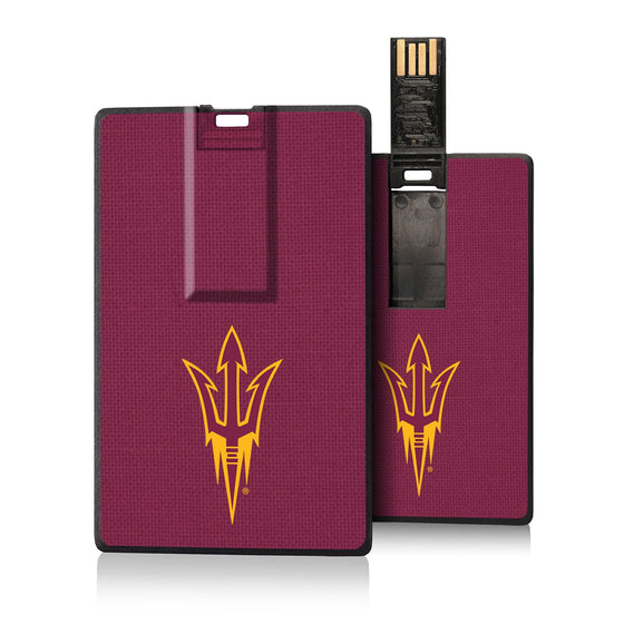 Arizona State Sun Devils Solid Credit Card USB Drive 16GB-0