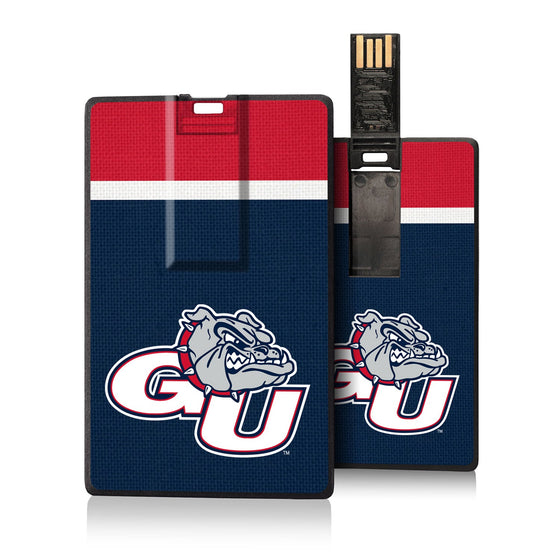 Gonzaga Bulldogs Stripe Credit Card USB Drive 16GB-0