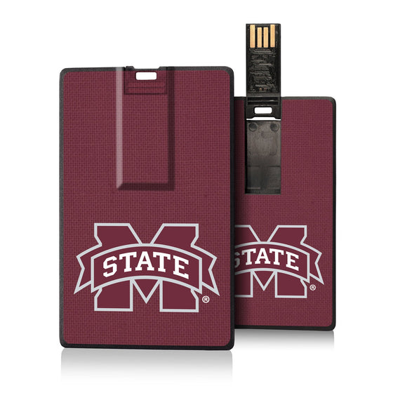 Mississippi State Bulldogs Solid Credit Card USB Drive 16GB-0