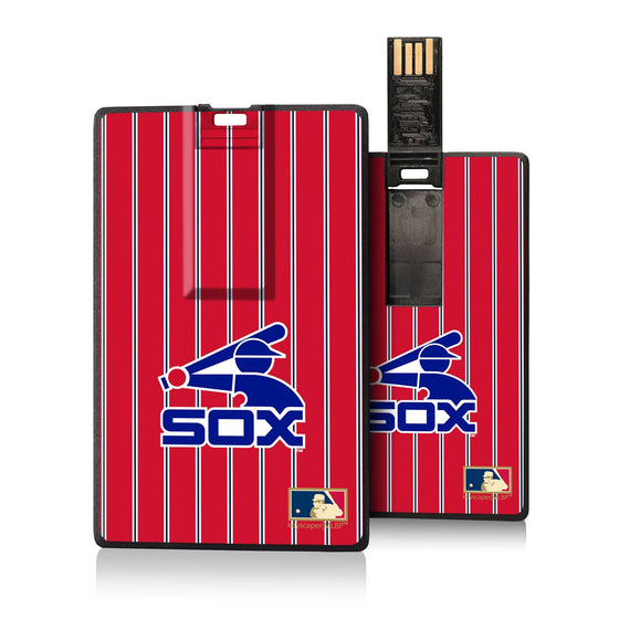 Chicago White Sox 1976-1981 - Cooperstown Collection Pinstripe Credit Card USB Drive 16GB - 757 Sports Collectibles