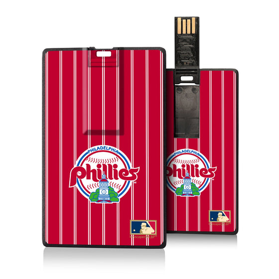 Philadelphia Phillies 1984-1991 - Cooperstown Collection Pinstripe Credit Card USB Drive 16GB - 757 Sports Collectibles