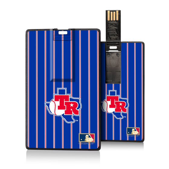 Texas Rangers 1981-1983 - Cooperstown Collection Pinstripe Credit Card USB Drive 16GB - 757 Sports Collectibles
