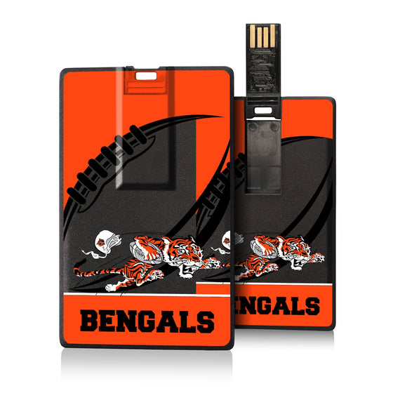 Cincinnati Bengals Passtime Credit Card USB Drive 32GB - 757 Sports Collectibles