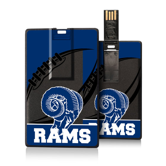 Los Angeles Rams Passtime Credit Card USB Drive 32GB - 757 Sports Collectibles
