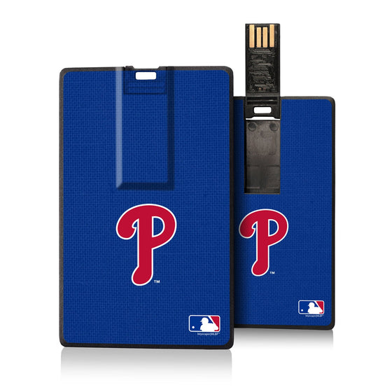 Philadelphia Phillies Solid Credit Card USB Drive 16GB - 757 Sports Collectibles