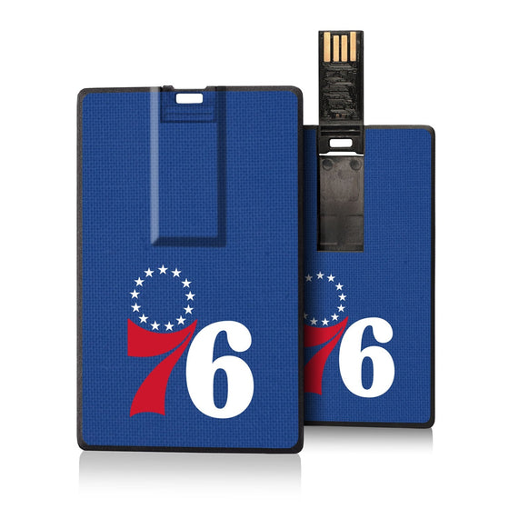 Philadelphia 76ers Solid Credit Card USB Drive 32GB-0