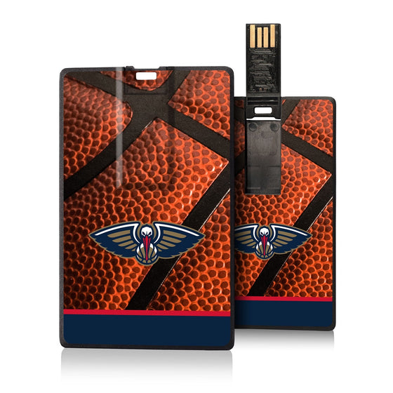 New Orleans Pelicans Basketball Credit Card USB Drive 32GB-0