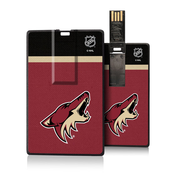 Arizona Coyotes Stripe Credit Card USB Drive 32GB-0