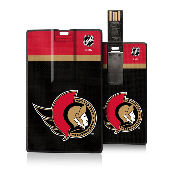 Ottawa Senators Stripe Credit Card USB Drive 32GB-0