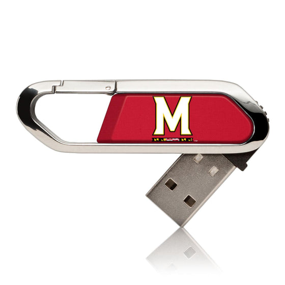 Maryland Terrapins Solid USB 32GB Clip Style Flash Drive-0