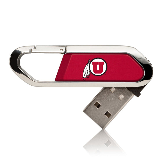 Utah Utes Solid USB 16GB Clip Style Flash Drive-0