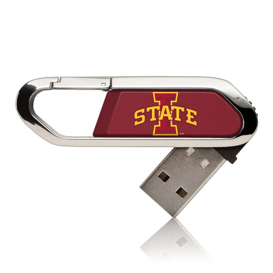 Iowa State Cyclones Solid USB 16GB Clip Style Flash Drive-0