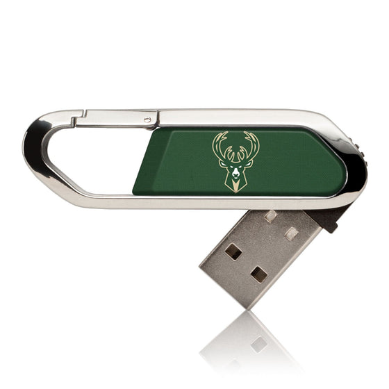 Milwaukee Bucks Solid USB 32GB Clip Style Flash Drive-0