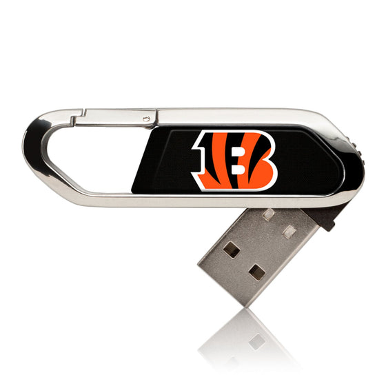 Cincinnati Bengals Solid USB 16GB Clip Style Flash Drive - 757 Sports Collectibles
